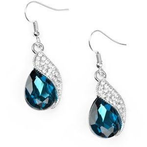 paparazzi Jewelry - Easy Elegance - Blue Earrings paparazzi Jewelry - Easy Elegance - Blue Earrings